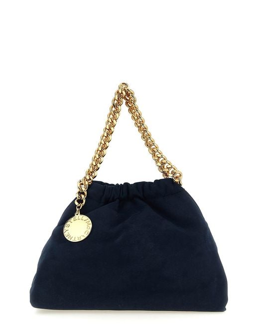 Stella McCartney Blue 'falabella Mini Drawstring' Crossbody Bag