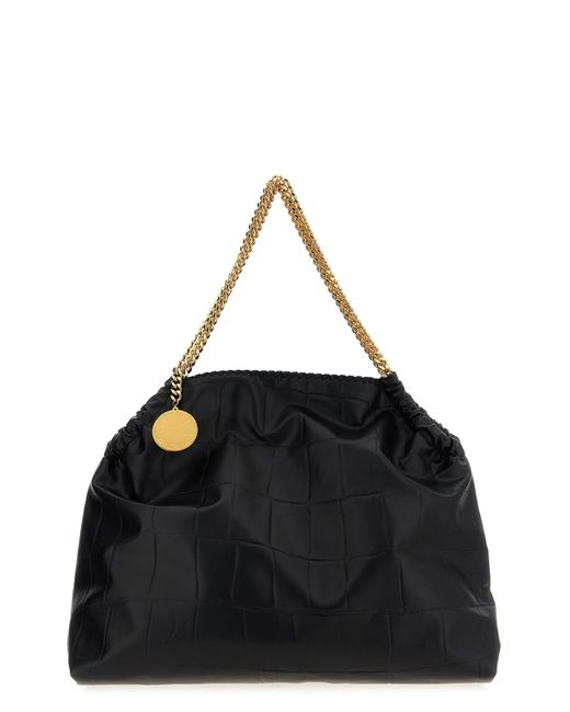 Stella McCartney Black 'falabella' Large Shopping Bag