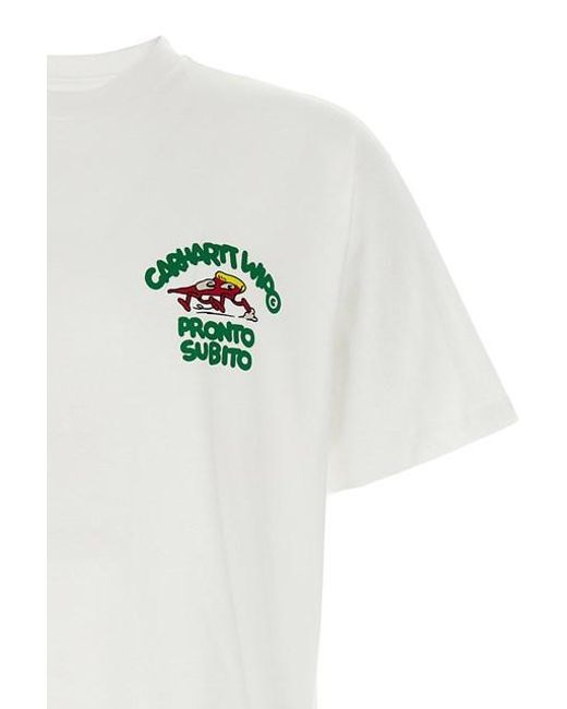 T-Shirt 'Pronto' di Carhartt in White da Uomo