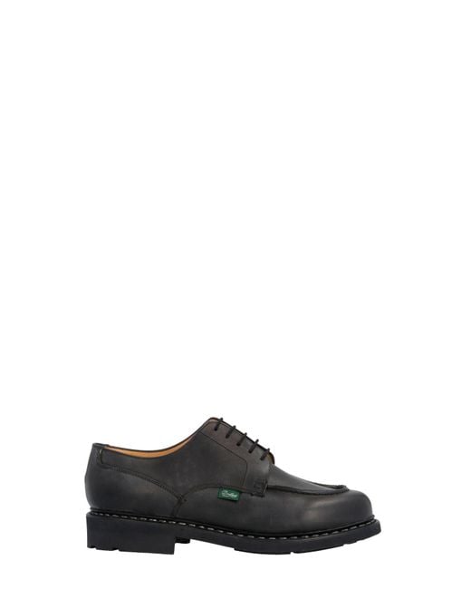 Paraboot Black 'chambord' Derby Shoes for men