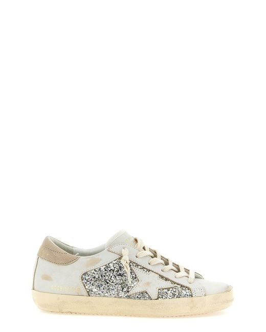 Golden Goose Deluxe Brand White Logo Sneakers
