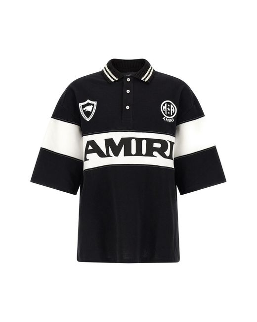 Amiri Black ' Sport' Polo Shirt for men
