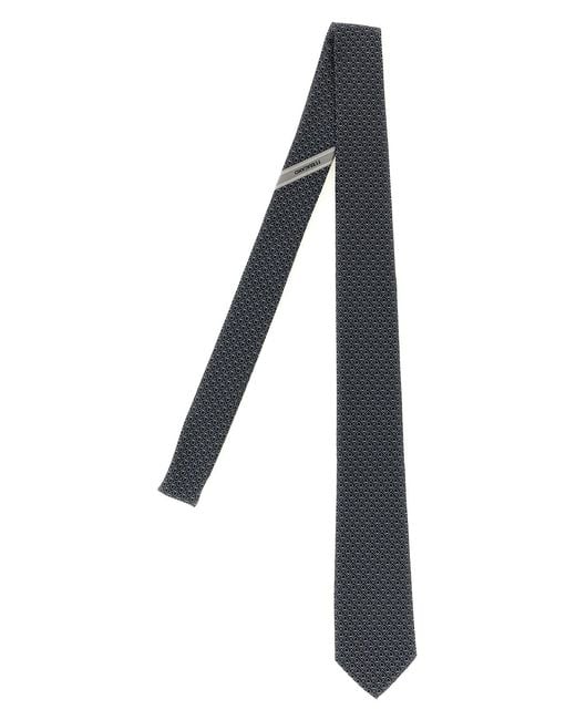 Ferragamo Black 'biella' Tie for men