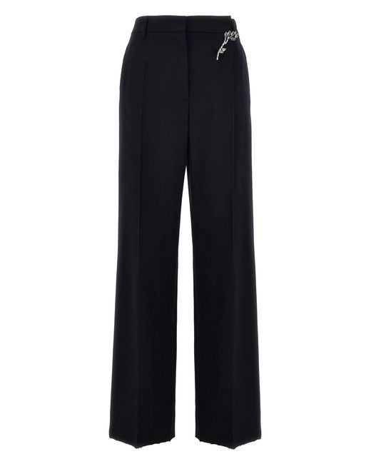 Prada Blue Gabardine Trousers