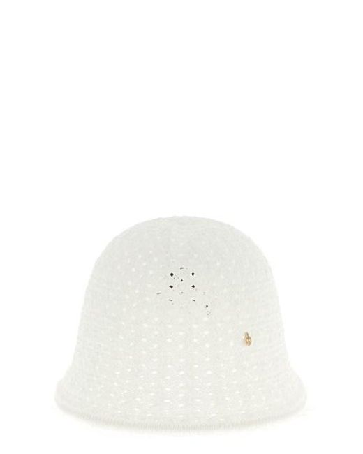 Cappello 'Lison' di Maison Michel in White