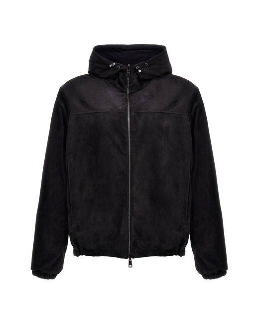 Moncler Black 'frejus' Reversible Jacket for men