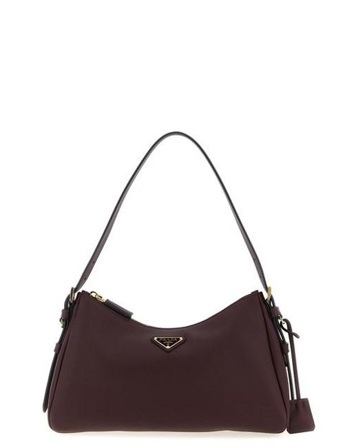 Prada Purple Aimãe' Medium Shoulder Bag