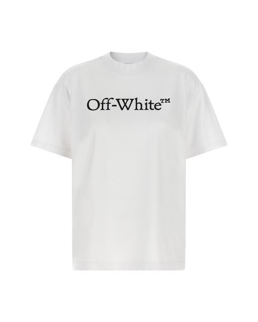 Off-White c/o Virgil Abloh White 'big Logo Bookish' T-shirt