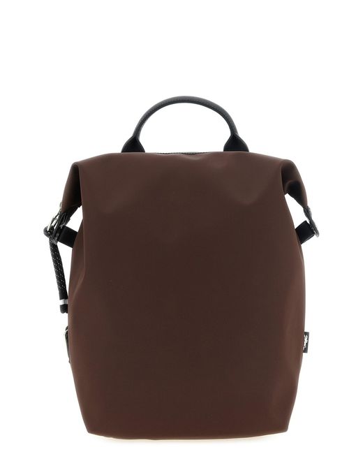 Longchamp Brown 'l Le Pliage' Backpack