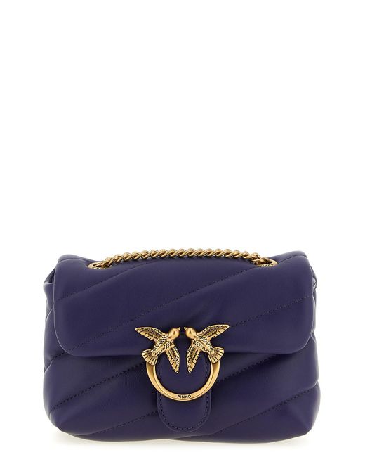 Pinko Blue 'baby Love Puff' Crossbody Bag