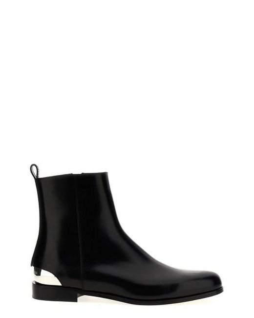 Alexander McQueen Black 'lux Trend' Ankle Boots for men