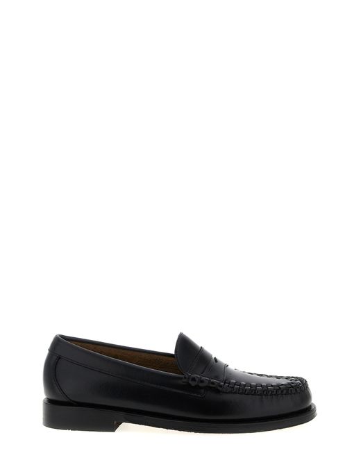 G.H.BASS Black 'weejuns Larson Weave' Loafers for men