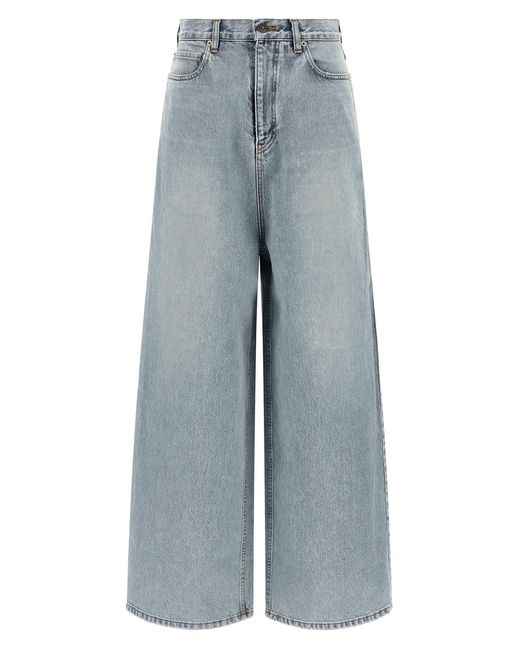 Balenciaga Blue Baggy Jeans