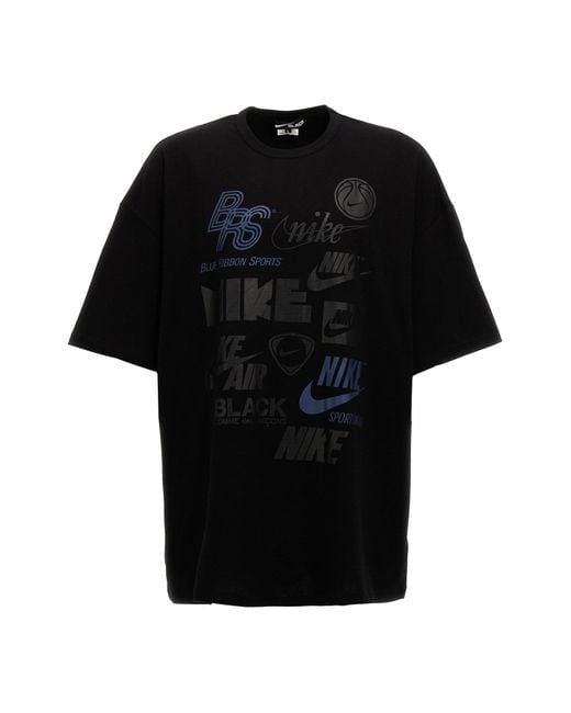 Comme des Garçons Black T-Shirt Comme Des Garçons Schwarz X Nike