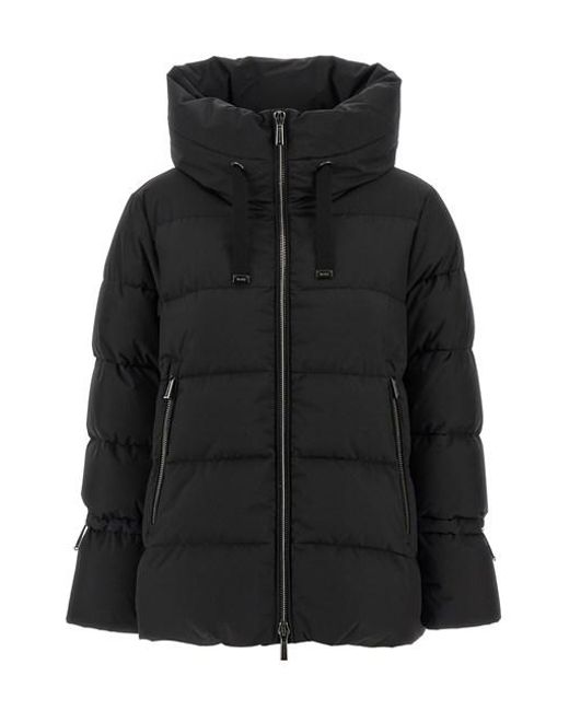 Moorer Black 'gadia' Down Jacket