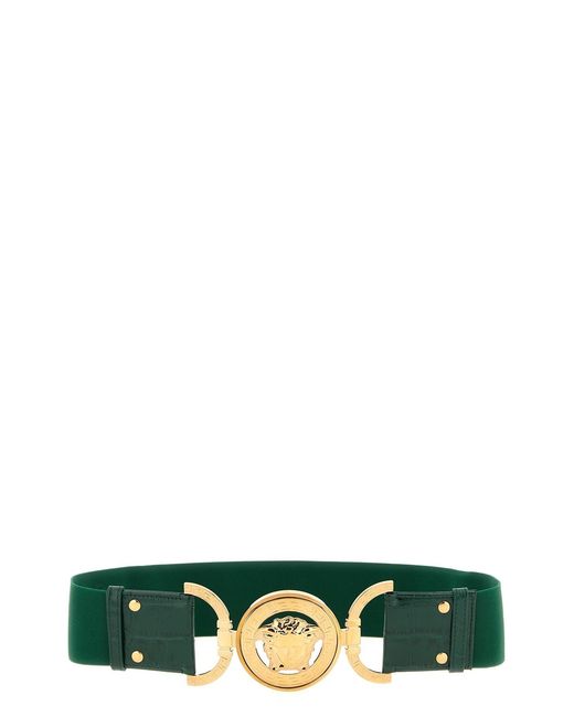 Versace Green Elastischer Gürtel "Medusa '95"