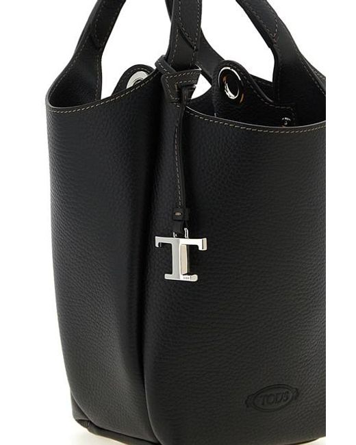Secchiello 'T Timeless' Mini di Tod's in Black