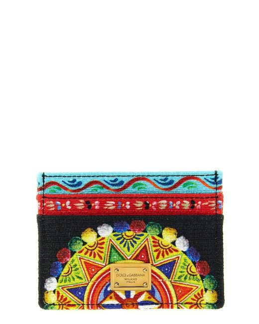 Dolce & Gabbana Red 'carretto' Card Holder
