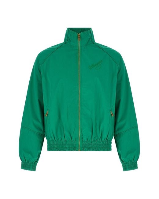 Willy Chavarria Green 'ruff Rider Track' Jacket for men