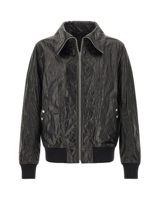 Rick Owens Gray 'dracuflight' Bomber Jacket for men