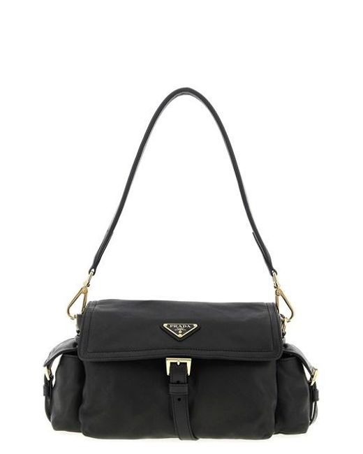 Borsa A Spalla Explore' Media di Prada in Black