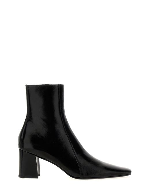 Saint Laurent Black 'rainer' Ankle Boots