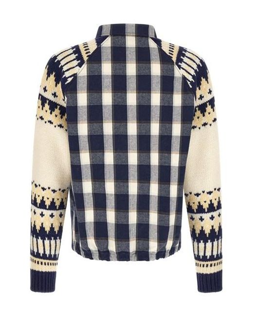 Camicia 'Classic Check Drawstring' di DSquared² in Blue da Uomo