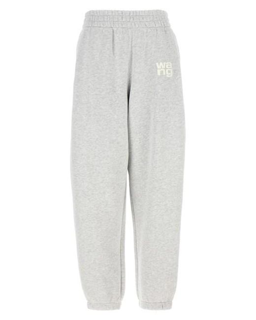 Jogging 'Essential Terry' di T By Alexander Wang in Gray