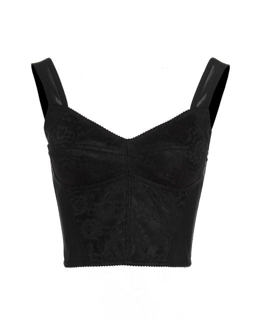 Dolce & Gabbana Black '90s' Bustier