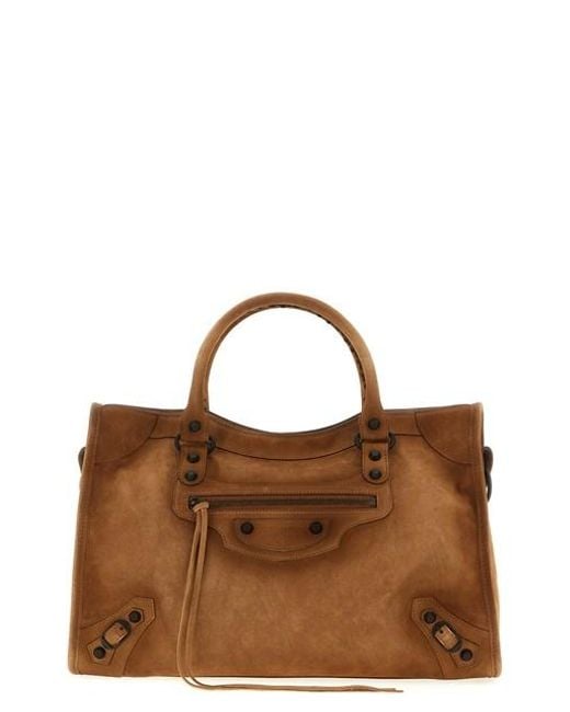 Balenciaga Brown Le City Bag M Handbag