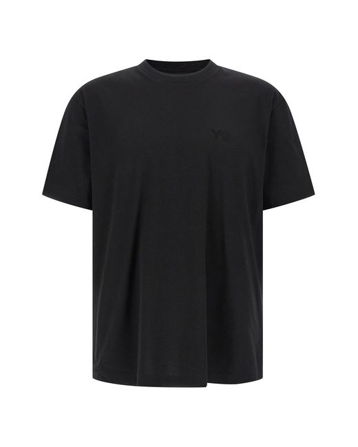Y-3 Black ' Regular' T-shirt for men