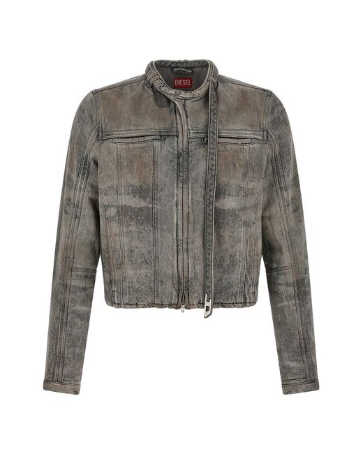 DIESEL Gray 'd-vulmar-fsi' Jacket for men