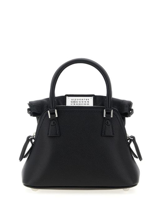 Maison Margiela Black Micro '5ac Classique' Handbag