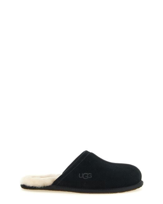 Ugg Black 'scuff' Slippers for men