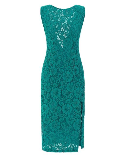 Pinko Green Drupa Dresses