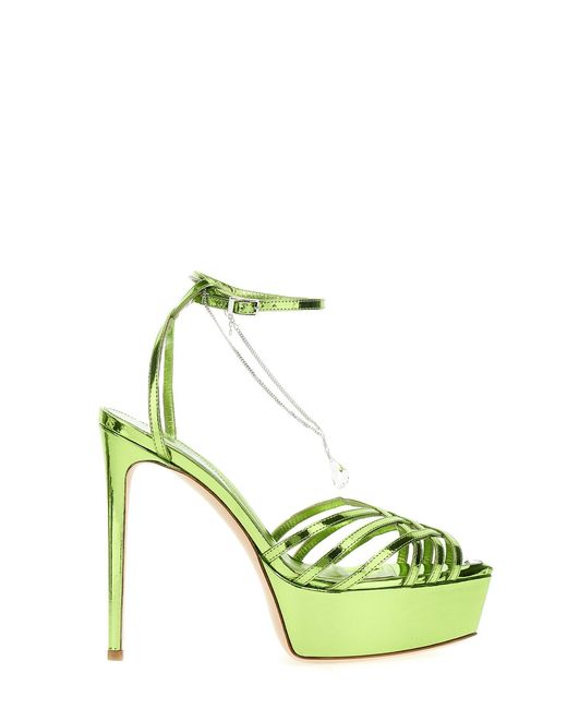 Nicolo' Beretta Green 'heidi' Sandals