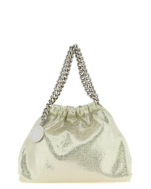 Stella McCartney Metallic 'falabella Mini Drawstring' Handbag