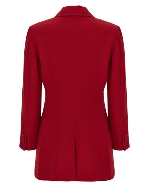 Blazer capsule Emily Ratajkowski x di Marella in Red