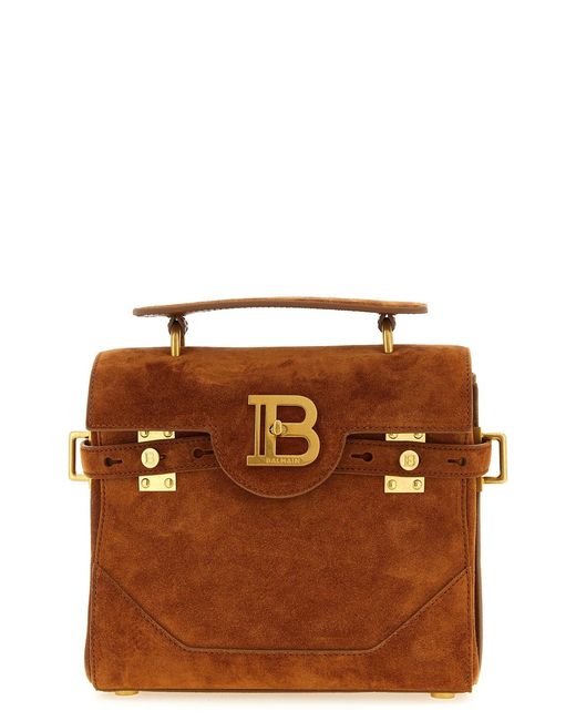 Balmain Brown 'b-buzz 23' Handbag