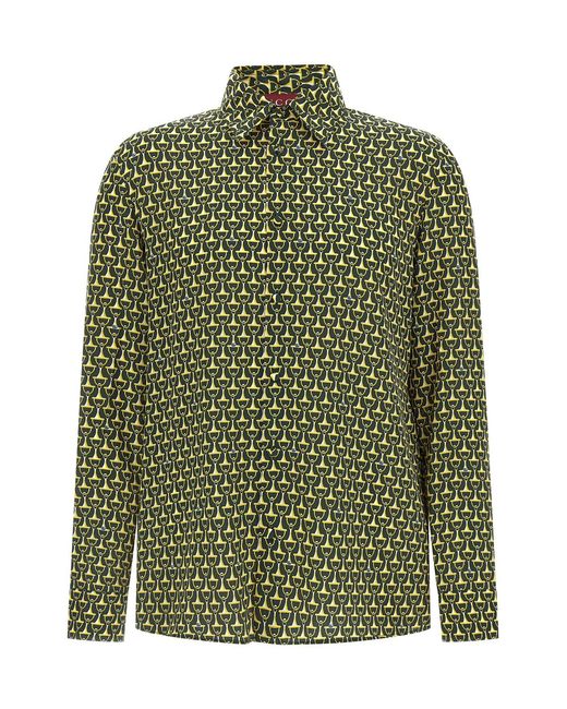 Gucci Green Horsebit Shirt for men