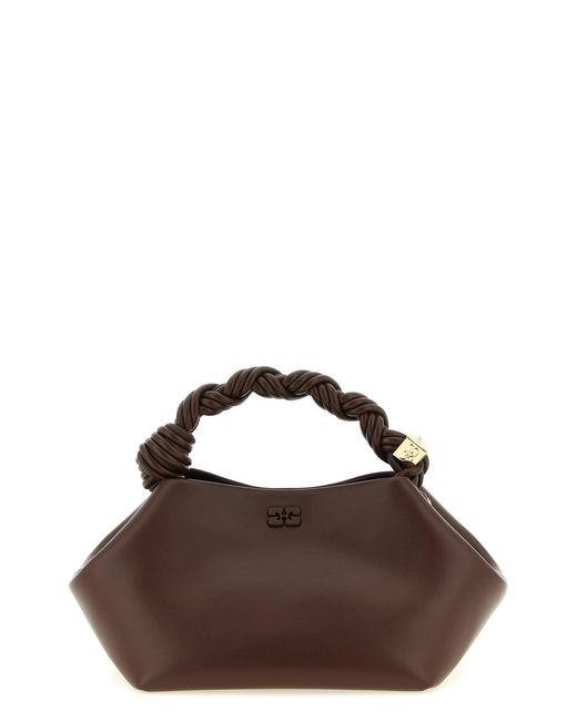 Ganni Brown 'bou' Small Handbag