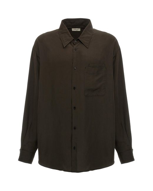 Lemaire Black 'double Pocket' Shirt for men