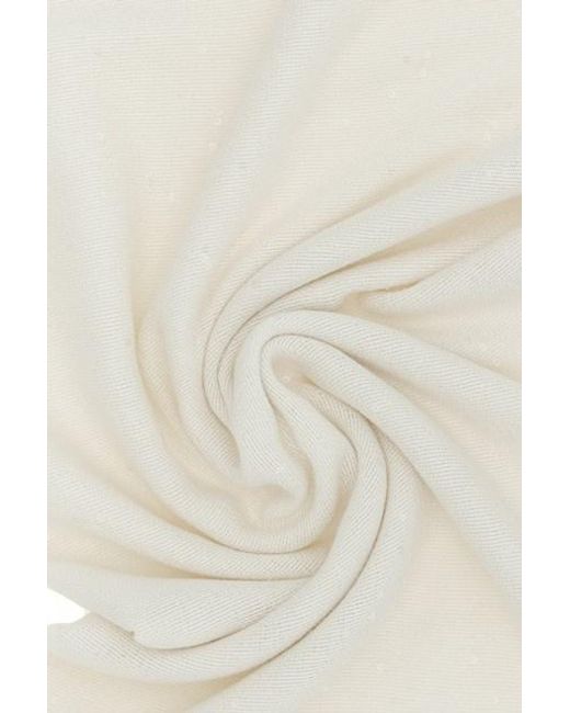 Sciarpa 'Diamante' di Brunello Cucinelli in White