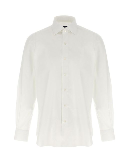 Finamore 1925 White 'napoli' Shirt for men
