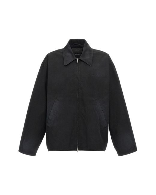 Balenciaga Black 'Bb Garderobe' Jacket for men