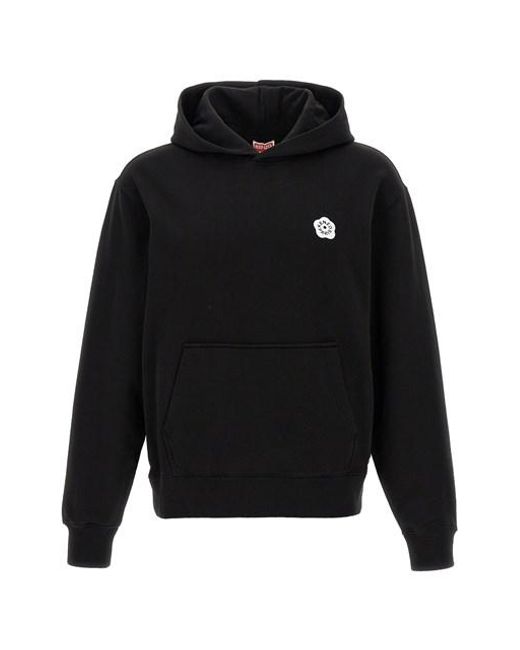 KENZO Black 'boke Flower 2.0' Hoodie for men