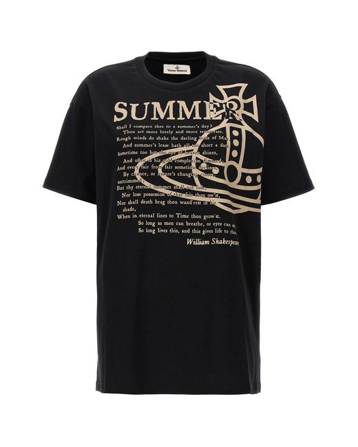 Vivienne Westwood Black 'summer' T-shirt
