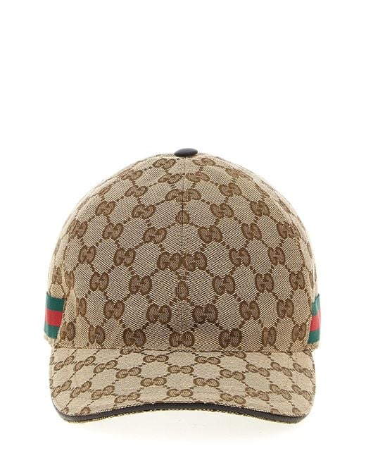 Gucci Kappe 'Gg Supreme' in Brown für Herren