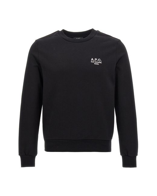 A.P.C. Blue 'rue Madame' Sweatshirt for men