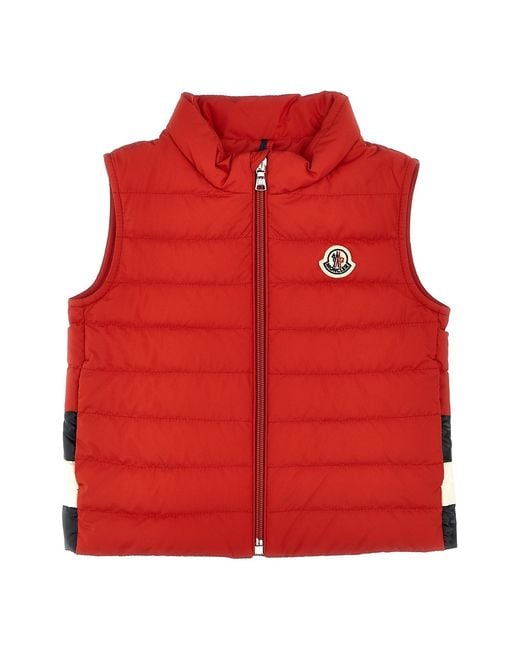 Moncler Red 'cliff' Vest for men